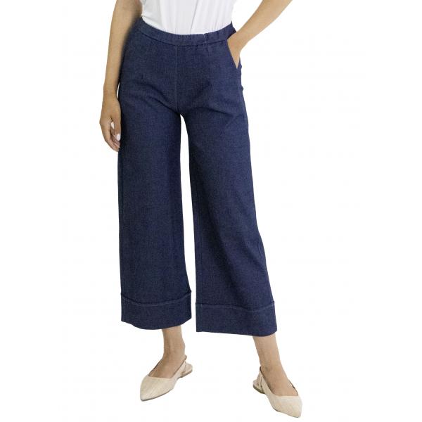 Pantalone leggero in denim "Iris"